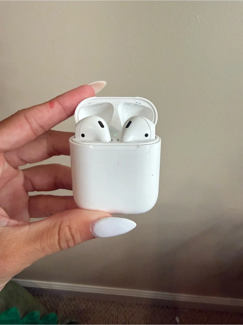 white airpods